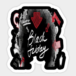 Black friday Sticker